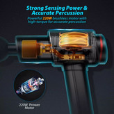 قدرت بالا موتور تفنگ ماساژ