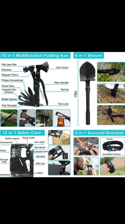 تجهیزات کمپینگ کوله ۵۰ قلم